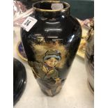 A 1930's glazed vase, Thomas Forester, Sam Weller,