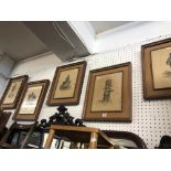 A set of five original hand coloured lithographs by Carle Vernet Paris circa 1820