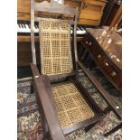 A Bergere Morris chair,