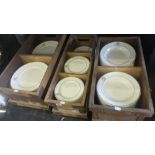 A quantity of plates various sizes