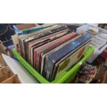 A collection of vinyl Lp's and singles, including David Bowie, Rolling stones etc.