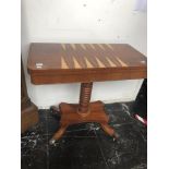 A regency card/ games table,