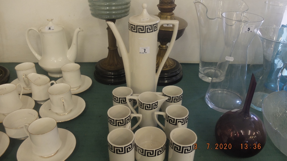 A Port Merian Greek Key coffee set - Image 2 of 2