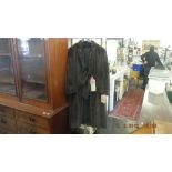 A fine quality two tone mink coat (size 14) by Lucien Toscani