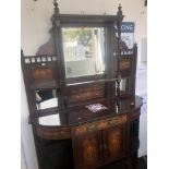 An Edwardian rosewood chiffonier