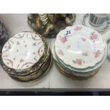 A quantity of assorted sandwich plates