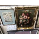 A gilt framed still life