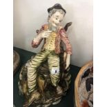 A large Capodimonte figure