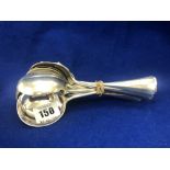 Twelve hm silver soup spoons,