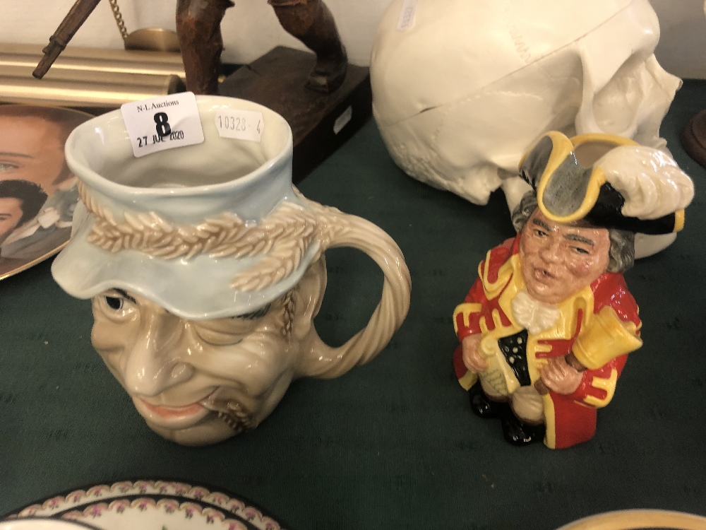 A Royal Doulton 'John Barleycorn' figure and a town crier figure - Image 2 of 2