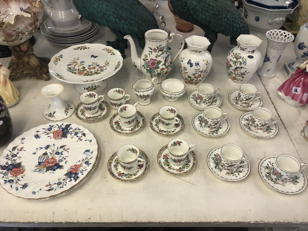 A qty of assorted Aynsley china and Coalport