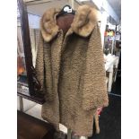 A fur coat,