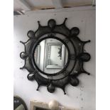 A decorative mirror