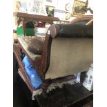 A 19th century chaise lounge a/f