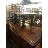 A 19th century mirror back sideboard a/f