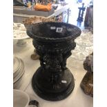 A marble and bronze centre piece,