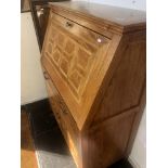 An inlaid mango wood bureau