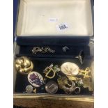 A box of costume jewellery inc.