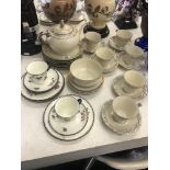 A six place tea set