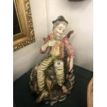 A large Capodimonte figure