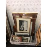 A quantity of framed prints etc.