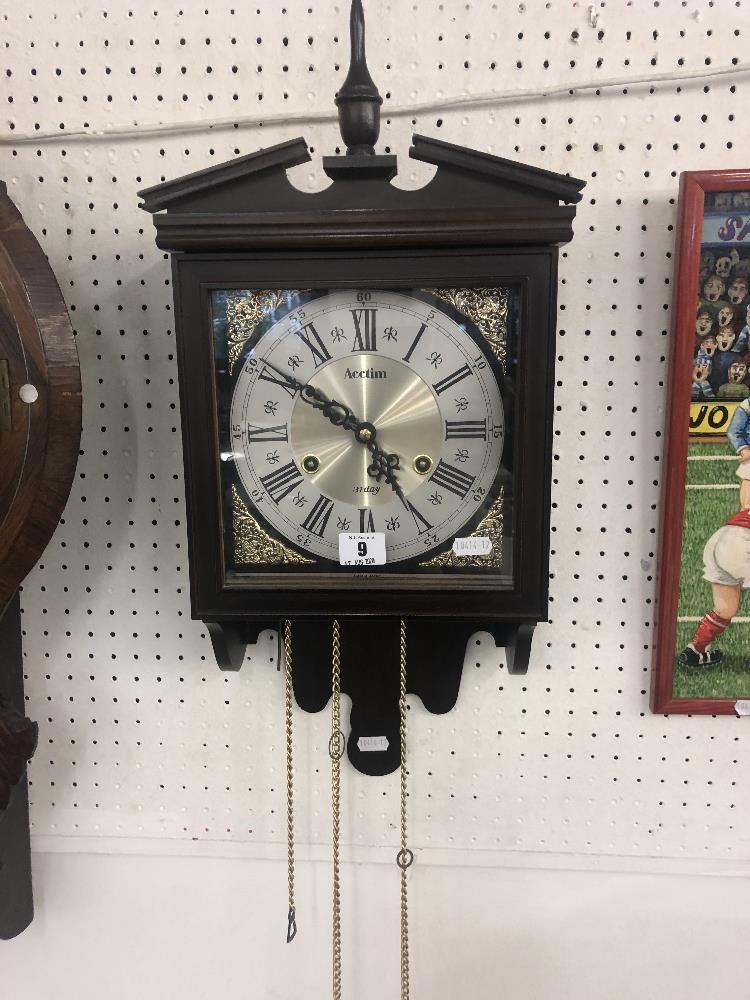 A decorative wall clock