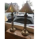 Pair of table lamps