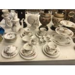 A qty of Royal Albert tea ware inc.