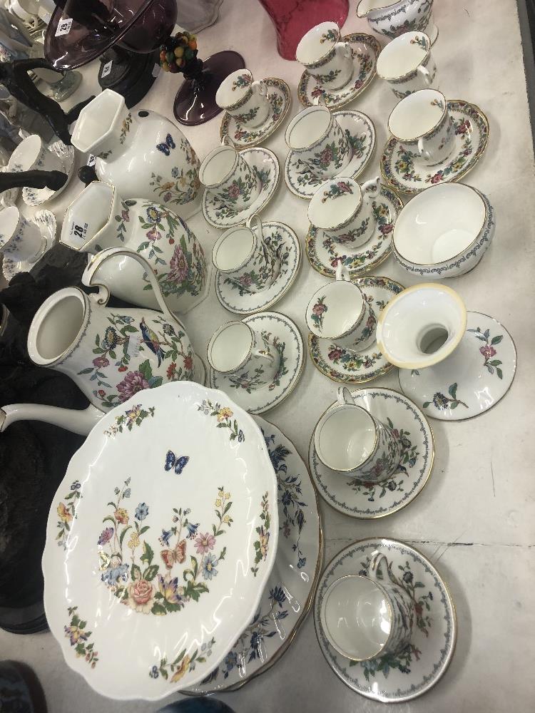 A qty of assorted Aynsley china and Coalport