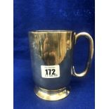 A hm silver tankard, approx.