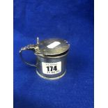 A hm silver mustard pot