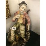 A large Capodimonte figure