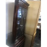 Mahogany corner cabinet