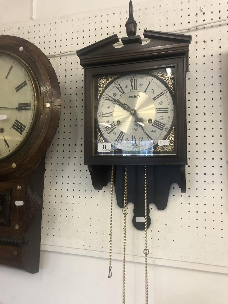 A decorative wall clock