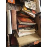 A box of books