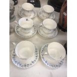 Six Royal Albert duo's