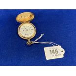 A 14ct gold American Waltham pocket watch