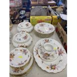 A Royal crown derby 'Posies' dinner set