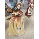 A Royal Doulton pretty ladies, Autumn,