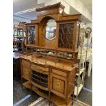 An Edwardian inlaid Satinwood display cabinet