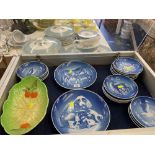 A qty of Bing and Grondahl plates and a Carlton ware bowl,