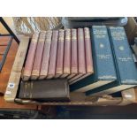 A set of volumes, second great war, dictionaries etc.