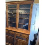 An Edwardian mahogany bookcase