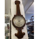 A large mahogany barometer,