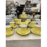 A qty of Royal Salisbury china, yellow