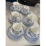 A quantity of Royal Doulton 'Coniston' trios