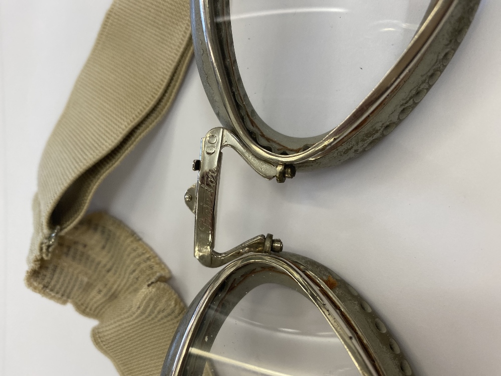 A pair of motor racing goggles, Italian, approx. - Image 11 of 11