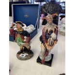 A Royal Doulton town crier and The jester