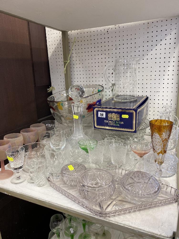 A qty of glassware inc.