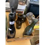 Five 19th century vintage bottles